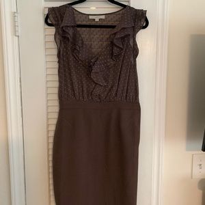 Ann Taylor Brown Dress